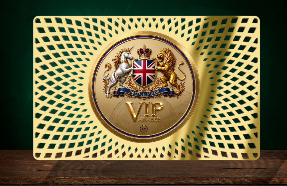 British Made VIP Business Card